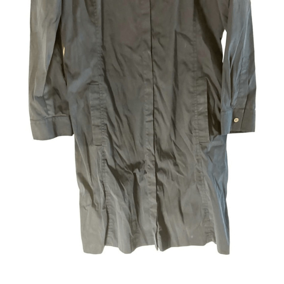 THEORY Elisca Wealth Navy Shirt Dress Woman Size 10 - Picture 4 of 12